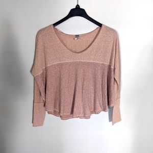 We The Free - Free People - Long Sleeve Shirt - Pink - Size Small